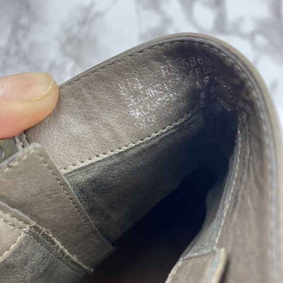 Halogen Glenna Leather Ankle Booties Block Heel Ankle Strap Womens Size 8 - Picture 10 of 11